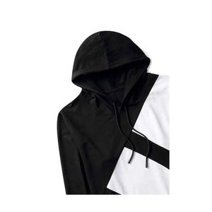 เสื้อฮู้ดแบบสวมหัวสำหรับผู้ชายโอเวอร์ไซส์ทำจากผ้าฝรั่งเศสมีฮู้ดพิมพ์ลายพัฟ3D ออกแบบได้ตามต้องการ - Product Image 2