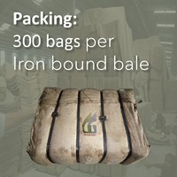 44x26.5 pouces 907g sac en jute sacs de qualité alimentaire emballage cacahuètes yute sacs recyclables en gros Goodman Global Bangladesh
