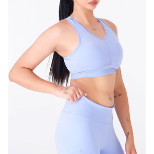 Conjunto de Yoga Ligero y Transpirable de Alta Calidad para Mujer, Top Deportivo con Leggings de Cintura Alta para Entrenamiento Físico - Product Image 4