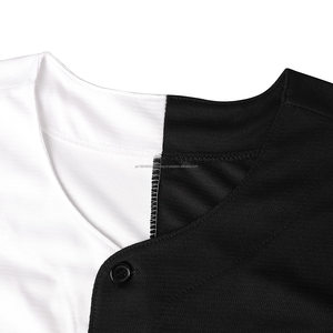 Vente en gros de maillots de baseball à boutons avec logo personnalisé, uniformes de sport à motif uni pour jeunes, sublimation grande taille fabriquée au Pakistan - Product Image 3