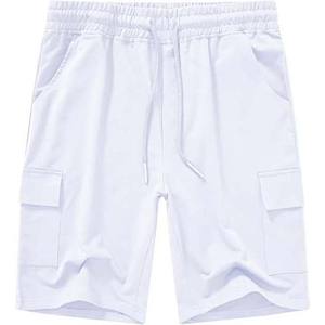 Pantalones cortos de calle de algodón de alta calidad transpirables de cintura alta para hombre, ropa de entrenamiento para correr de secado rápido, sueltos para 2025 - Product Image 5