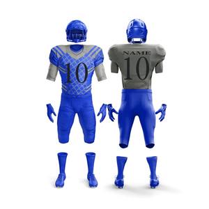Kits de maillots pour jeunes en sergé pour adultes par sublimation au collège personnalisé Costumes de pratique et ensemble de pantalons uniforme de football américain - Product Image 3