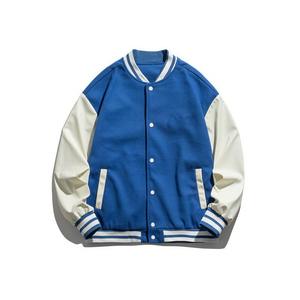 GAF OEM Custom American Baseball Team Varsity Jacket para hombres Lona transpirable con bordado y manga negra sólida - Product Image 4