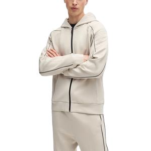 Sweat à capuche à fermeture éclair 450 coton pour hommes, sweat-shirt de sport décontracté, fermeture éclair intégrale, couleur unie, 100% GSM, personnalisé - Product Image 3