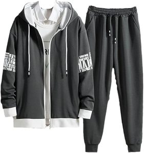 Ensemble de survêtement 2 pièces pour femme de haute qualité, style coréen, pantalon de jogging ample, design tendance 2024 - Product Image 1