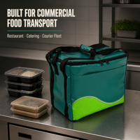 Sac isotherme personnalisé OEM pour la livraison de repas, sac fourre-tout thermique imperméable pour la restauration et les flottes de coursiers