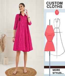 Thời Trang Mùa Hè Tùy Chỉnh Đầy Đủ Tay Áo Ăn Mặc Cho Phụ Nữ Áo Sơ Mi Cổ Áo A-Line Ăn Mặc Phụ Nữ Thanh Lịch Giản Dị Nữ Ăn Mặc - Product Image 1