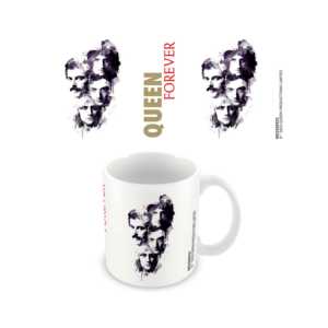 Taza de Agua de Cerámica Queen Tasse Forever de 400 ml con Tapa, Diseño Moderno, Apta para Lavavajillas y Microondas, para Regalos de Boda - Product Image 1
