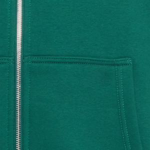 เสื้อฮู้ดดี้ผู้ชายผ้าฟลีซเนื้อหนัก 100% ผ้าฝ้าย สไตล์สตรีทแวร์ แบบซิป  ไม่มีลาย  สำหรับผู้ชาย ผ้าฝ้ายผสมพื้นฐาน - Product Image 4