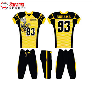 Uniforme de fútbol americano para hombre, nuevo diseño, servicio OEM - Product Image 3