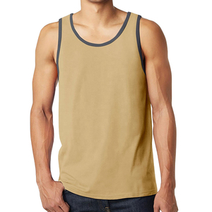 Débardeurs pour hommes XL de qualité supérieure, 100 % coton, écologiques, à séchage rapide, respirants, tricotés, pour la gym et le quotidien, service OEM personnalisé, vente chaude - Product Image 4
