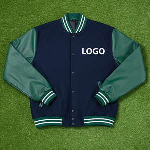 Chaqueta Bomber Universitaria de Invierno con Capucha, Manga Larga, de Lona, con Letras Bordadas, 100% Lana, Precio de Mayoreo, Nueva Llegada - Product Image 4