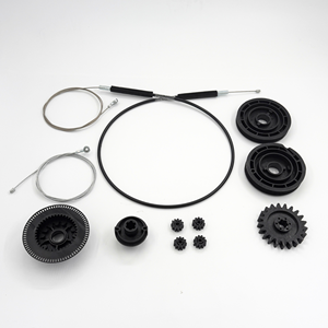 Kit de réparation de l'entraînement de la porte coulissante électrique 6398200442 pour Mercedes Vito Viano W639 2003-2014, acier inoxydable et polymère renforcé - Product Image 2
