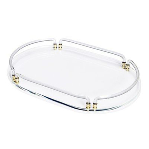 Plateau de rangement rectangulaire standard en miroir argenté, centre de table, plateau à nourriture vintage en métal, décoration de table pour la maison et les hôtels - Product Image 3