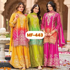 Costumes Palazzo à la mode pour les femmes avec une touche chic pour les occasions spéciales avec des embellissements élégants à un prix abordable - Product Image 4