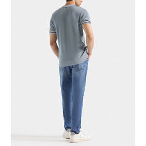 100% coton personnalisé broderie Logo hommes polos tenue décontracté haute qualité respirant polos - Product Image 3