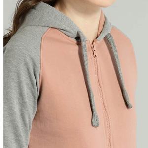 Sudadera con Capucha de Punto para Mujer, Invierno, Algodón, con Insignia, Logotipo Personalizado OEM, Proveedor Mayorista de Fábrica - Product Image 2