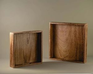 Plateau de service de mariage en bois unique de qualité naturelle pour Table à manger Vaisselle de cuisine Décoration intérieure Assiette à vaisselle artisanale - Product Image 2