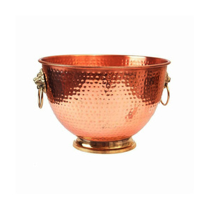 Nueva cesta de maceta galvanizada con mango lateral, maceta de flores de Metal decorativa para decoración de Hotel, hecha a mano a granel - Product Image 2