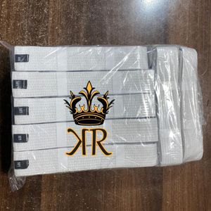 Nouveaux sports Jiu Jitsu brésilien JiuJitsu ceinture jeunesse BJJ Gi avec rayures de classement pour enfants ceintures d'arts martiaux pour karaté Taekwondo - Product Image 1