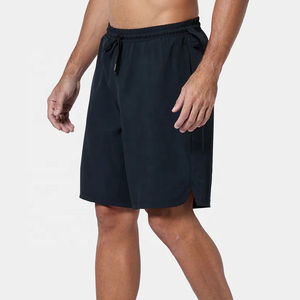 92% Polyester recyclé 8% élasthanne solide respirant séchage rapide hommes entraînements Shorts coupe régulière 9 "doux contre la peau confortable - Product Image 4