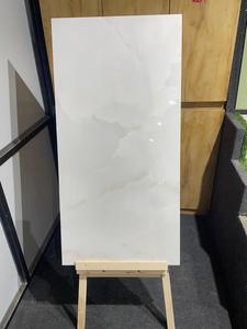 Las baldosas de porcelana más exclusivas Cloud Onyx White 600X1200 Acabado brillante moderno Baño Interior Villa School Mall - Product Image 2