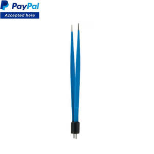 Forceps bipolaires d'irrigation manuels Semkin 15,5 cm, réutilisables, certifiés CE, classe I, usage hospitalier, norme de sécurité européenne (MOL) - Product Image 3