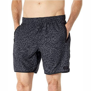 Pantalones cortos de compresión para el sudor 2 en 1, informales, personalizados al por mayor, para hombre, diseño sólido, Fitness, gimnasio, entrenamiento, deportes, cargo bordado - Product Image 3