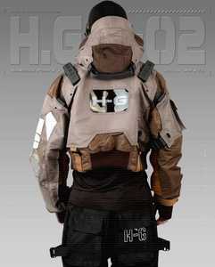 New Arrivals Overhead Ánh Sáng Trọng Lượng Áo Khoác Người Đàn Ông Crop Top Cyberpunk Techwear Áo Khoác Người Đàn Ông Nhật Bản Thời Trang Đường Phố Quần Áo - Product Image 4