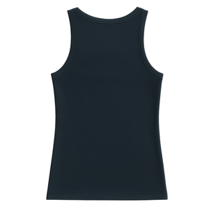 Women Navy Blue <b>Sleeveless</b> Tank <b>Top</b> 100 Luxury Organic Cotton Pre Shrunk GOTS Certified Premium Soft Comfortable Classic Fit Tee - Product Image 2