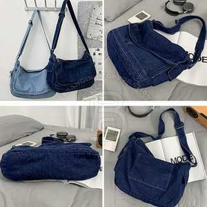 Sac à bandoulière en jean élégant pour femmes, sac de mode pour un usage quotidien, sac en jean pour femmes écologique et léger - Product Image 2