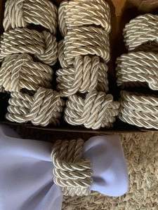 Anneaux de serviette en rotin meilleurs modèles porte-mouchoirs de haute qualité pour la décoration de Table de Restaurants de fête de mariage - Product Image 3