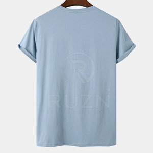 Best-seller T-shirt pour homme Logo personnalisé Nouveau style respirant avec tricot polyester/coton Prix de gros - Product Image 2