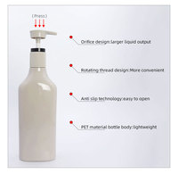 Bouteilles de shampooing Offre Spéciale vides 100ml 150ml 250ml 500ml récipient en plastique PET avec pompe à pression bouteilles de lotion de gel pour cheveux