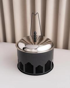 Moderne Noir Premium Arabe Design Personnalisé Décoratif Moyen-Orient Réchauffeur de Nourriture Buffet Hotpot Casseroles Dans les Prix de Gros - Product Image 4