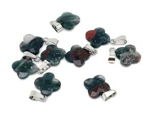 จี้คริสตัลรูปใบโคลเวอร์สี่แฉกสไตล์แอฟริกันที่มีเสน่ห์สำหรับสร้อยคอเครื่องประดับทำ925เงินสเตอร์ลิง - Product Image 4