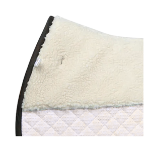 High Quality Fox Fur All Purpose Custom Made Saddle Pad | Poly-Cotton Blend, Adjustable <b>Velcro</b> <b>Straps</b>, Custom Size & Color - Product Image 2