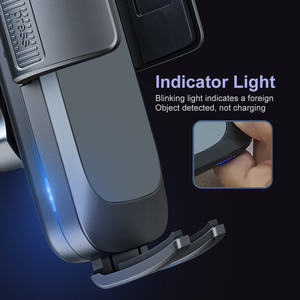 Cargador Inalámbrico para Auto de 15W con Carga Rápida Qi, Soporte para Teléfono Móvil con Brazo Flexible, Manos Libres - Product Image 2