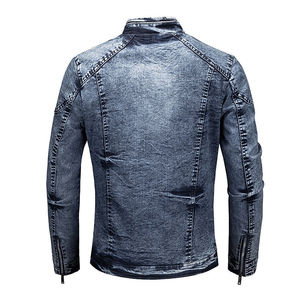 2025 gros respirant nouveau arrivé meilleur prix durable qualité propriétaire LOGO bon matériel personnalisé Denim hommes vestes - Product Image 2