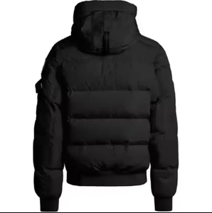 Winter Hooded <b>Puffer</b> <b>Jacket</b> Women Men's Lightweight Canvas Zipper Front Logo <b>Thin</b> Outdoor Fashion - Product Image 4