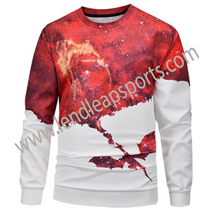 Sweat-shirt à col montant épaississant en polaire de haute qualité pull en polaire d'impression de mode pour sweats à capuche et sweat-shirts pour hommes - Product Image 3