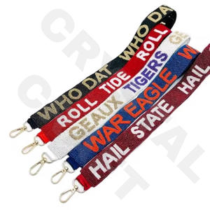 CRYSTAL CRAFT Funky Monkey India Style Cuentas de vidrio Color personalizado Logotipo Correa para monedero Accesorios - Product Image 3