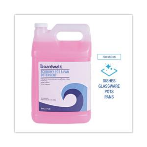 Detergente Líquido Industrial Ecológico Boardwalk BWK7714EA de 1 Galón para Ollas y Sartenes, 100% Ingredientes Naturales - Product Image 5