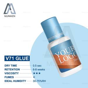 Etiqueta privada 5ml Pegamento para pestañas de alta viscosidad Tiempo de secado de 0,5 segundos en forma de gel - Product Image 3