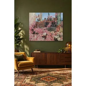 Fida Alma-Tadema Les roses d'Héliogabale Impression sur toile - Product Image 5