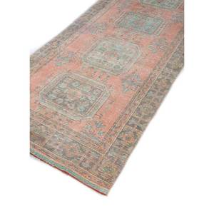 Vintage 9x12 Wool Rugs in Red & Orange Hand Knotted Medallion Pattern for Home & Living Room Rectangle Hallway <b>Carpet</b> - Product Image 2