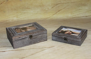 Boîte à bijoux artisanale en mangue et palissandre Nouveauté traditionnelle sculptée à la main en Inde Boîtes en bois et enseignes murales Type de produit - Product Image 2