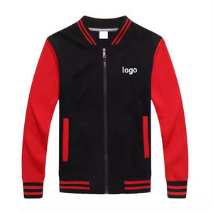 Chaqueta Universitaria Estilosa, Chaqueta de Béisbol Urbana con Diseño Bordado, Chaqueta Varsity con Parches de Cuero en las Mangas - Product Image 6