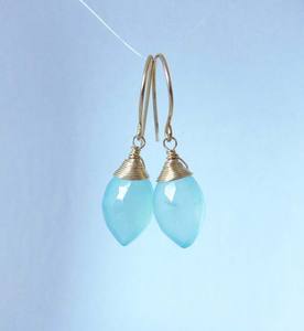 Boucles d'oreilles pendantes en laiton sterling vintage de haute qualité et Surgyan Saini, pierre de labradorite 3x6 mm, goutte d'eau, pour adolescentes - Product Image 4