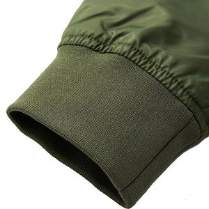 Chaqueta Bomber Utilitaria para Hombre, Resistente al Viento, Ligera, con Cierre, Puños Acanalados, Ropa de Trabajo Informal, Chaqueta de Moda Urbana - Product Image 4